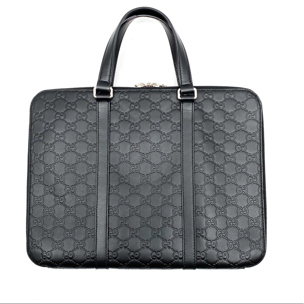 GUCCI Guccissima GG Leather Black Laptop Case - Picture 8 of 16